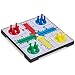 Yellow Mountain Imports Ludo Magnetic Folding Pocket-Size Travel Board Game Set - 6.5 Inches