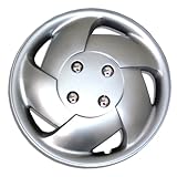 TuningPros WSC-083S15 Hubcaps Wheel Skin Cover 15-Inches Silver Set of 4