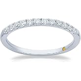 1/10 - 1 1/2 CTTW Lab Grown Diamond Ring | 10K White, Yellow or Rose Gold | Versatile Womens Wedding Band, Promise &amp; Anniversary Ring | Certified GH Color VS SI Clarity Diamond