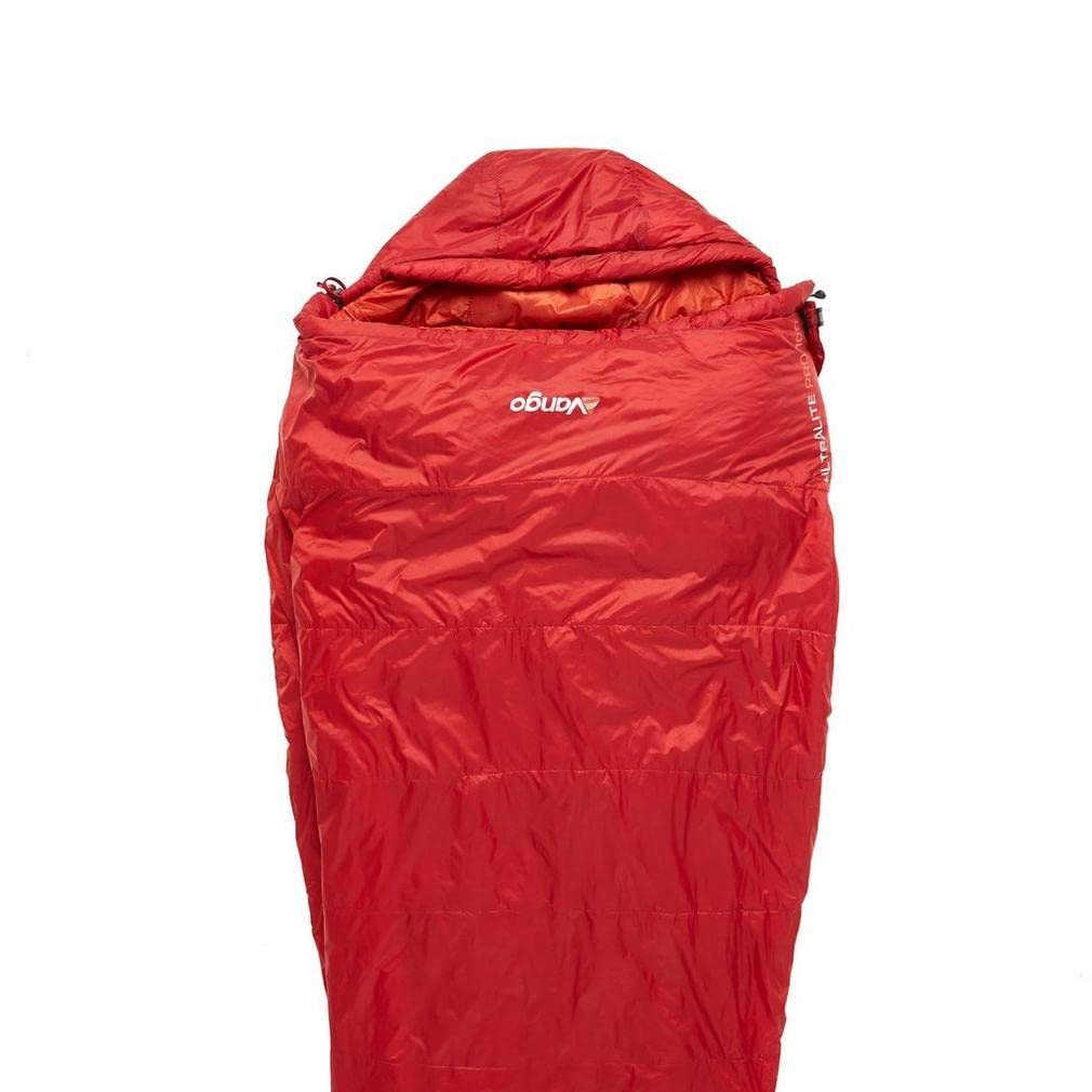 Vango Ultralite Camping Pro 100 Sleeping Bag, Red, One Size