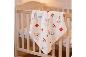 Soft 100% Cotton Swaddles for Newborns,4-Pack-Large,Breathable Blanket-Versatile,Durable Swaddle Blankets-Perfect Newborn Ess