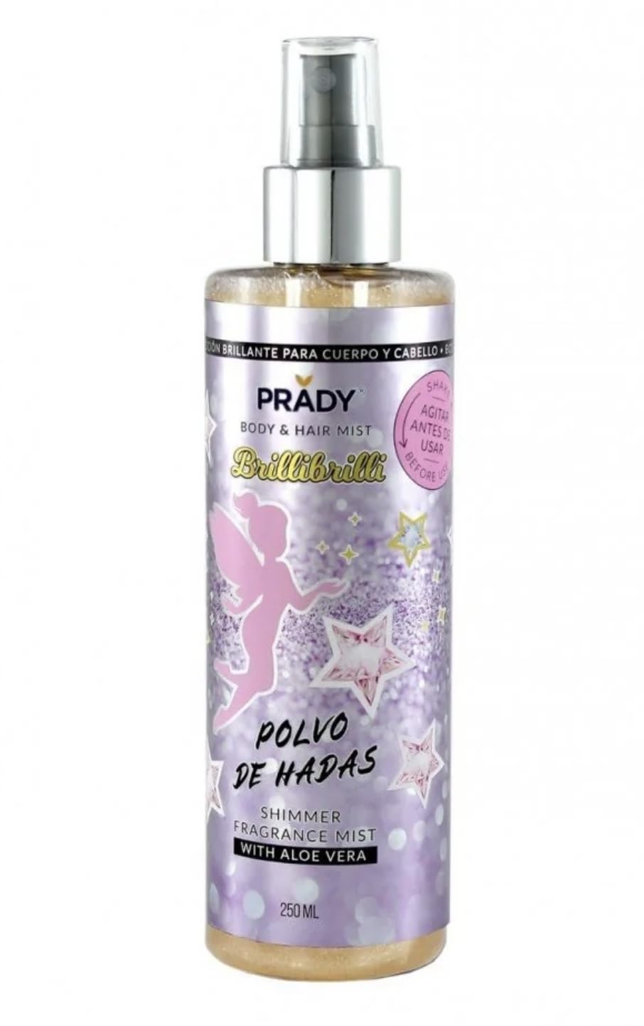 Shimmering scented mist fairy powder body and hair