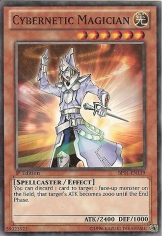 Yu-Gi-Oh! - Cybernetic Magician (BP01-EN139) - Battle Pack: Epic Dawn - 1st Edition - Starfoil Rare