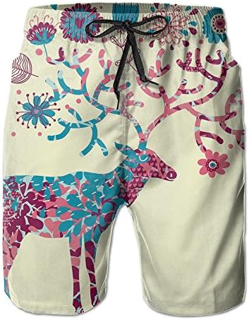 Trendy Cartoon Bucks Short Pants For Mens