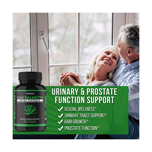 Saw Palmetto Prostate Supplements for Men to Extenze Youth & Reduce Prostate Inflammation DHT