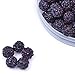 iCherry(TM) 10mm 100pcs/Lot Purple Clay Pave Disco Ball for Rhinestone Crystal Shamballa Beads Charms Jewelry Makings