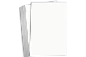 Hamilco White Legal Cardstock Paper 8 1/2" x 14" Card Stock 65lb Cover 50 Pack (Bright)