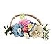 NCMAMA Baby Girl Nylon Headbands Infant Flower Elastic Hair band Bows Wraps For Newborn Toddler Hair Accessories Pack of 3 (Red)