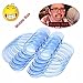 [20PCS/Pack]Dental Tools,Nurbo C-Shape Retractor Intraoral Cheek Lip Mouth Opener for Watch Ya' Mouth Game[M Size, Blue]