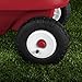 Radio Flyer Deluxe All-Terrain Pathfinder Wagon with Canopy All-terrain air tires for a smooth ride
