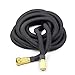 SHINE HAI Garden Hose 50' Expanding Water Hose With All Brass Connectors. 8 Pattern Spray Nozzle And High Pressure, Kink-Free, 5,000 Denier Woven Casing