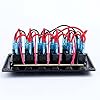 Amarine-made-6-Gang-Red-LED-Indicators-Rocker-Circuit-Breaker-Waterproof-Marine-Boat-Rv-Switch-Panel-PN-CB6-R