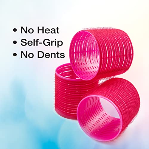 Conair Self Grip Extra Large Hair Rollers, Hair Curlers, Self Grip Hair