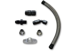 Vibrant 10282 Universal Oil Drain Kit for Top Mount Turbo Setup