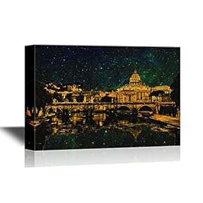 Canvas Wall Art - Evening View at St. Peter