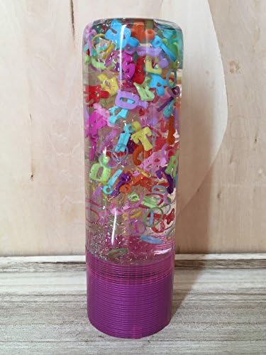 Slo-Mo ABCs Sensory Bottle, Pink Trim