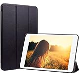 iPad Mini Case,by Ailun,for Apple iPad Mini 4,Ultra Slim Lightweight Stand Folio Smart Cover,Premium PU Leather Flip Case,Built-in Auto Sleep/Wake Feature[Black]