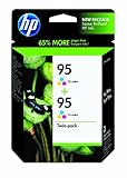 HP 95 Tri-color Ink Cartridge Twin Pack