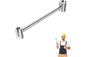 Door Hinge Gap Adjusting Wrench Tool, Upgraded Rolled Steel Door Hinges Adjustment Tool, 14-19mm Gap Adjusting Wrench, Rust-P