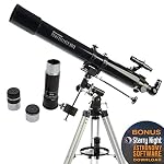 51QqrHEaz5L. SS150 Celestron-PowerSeeker-80EQ-Telescope-Manual-German-Equatorial-Telescope-for-Beginners-Compact-and-Portable-BONUS-Astronomy-Software-Package-80mm-Aperture