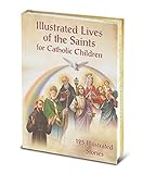 Hardcover Illustrated lives of the saints for catholic children Book