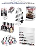 Clear Acrylic Lipstick Caps - Replaces Original Individual MAC Lipstick Caps - See Your Favorite Lipstick Color Easily (24 Pack)