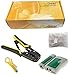 UbiGear Cable Tester + Crimp Crimper +100 RJ45 CAT5 CAT5e Connector Plug Network Tool Kits (Crimper568R)