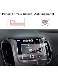 LFOTPP 2016-2018 Chevrolet Cruze 7 pulgadas MyLink Car Navigation Glass Protector de pantalla, [9H] Cristal templado transparente Centro Protector de pantalla táctil contra rasguños de alta claridad