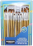 Sargent Art 56-3104 40 Piece Angular Brush Set