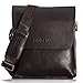OFTEN Men Shoulder Bag,Leather Messenger Handbag Crossbody Bag for Men Purse iPad Bag for Business Office Work School(Vertical,DBR)