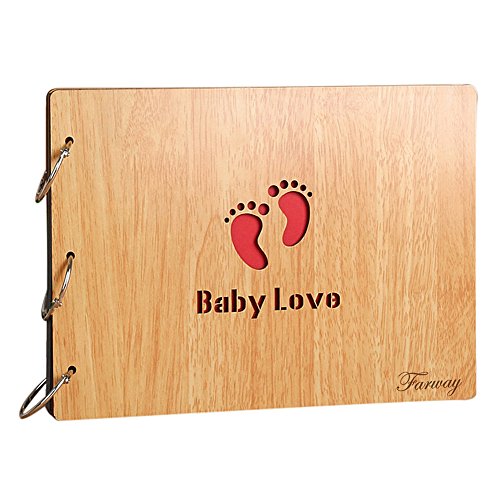 Farway diy photo album with plain black pages scrapbook…