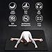 CAMBIVO Large Yoga Mat, Non-Slip Exercise Fitness Mat for Yoga, Pilates, Workout (72″x 48″x 6mm) (Black)thumb 2