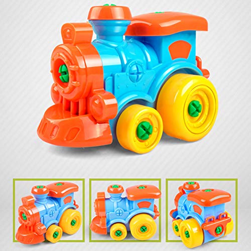 image for Hemore Kids Disassembly Assembly Puzzle Train Toy with Screwdriver Chi