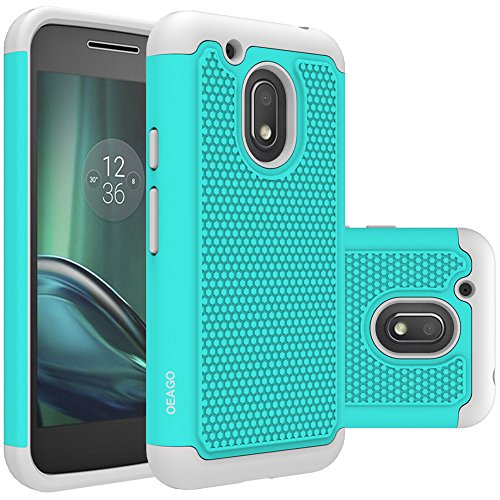 Moto G4 Play Case, OEAGO Moto G Play Case Cover Accessories [Shockproof] [Impact Protection] Hybrid Dual Layer Defender Protective Case Cover for Motorola Moto G4 Play / Moto G Play 4th Gen - Teal
