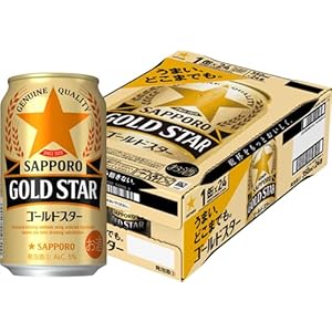 サッポロ GOLD STAR ゴールドスター（6缶包装なし）[新ジャンル 発泡酒 350ml×24本 ]