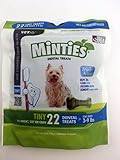 4-Pack Bundle of Vet IQ Minties Tiny Dog Teeth-Cleaning and Breath-Freshening Treats