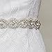 azaleas Women's Wedding Belt Sashes Bridal Sash Belts for Wedding (Ivory)