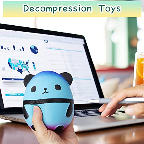 Jumbo Squishy Panda Egg Squishies Fidget Toys Galaxy, Slow Rising