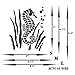 Seahorse Stencil, 6 x 6.5 inch (M) - Sea Ocean Nautical Seashore Reef Stencils for Painting Template