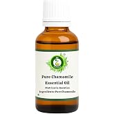 German Chamomile Essential Oil | Matricaria Recutica | for Skin | Hair | Nails | Body | Face | Soap and Candle Making | Aroma | 100% Pure Natural | Steam Distilled | 10ml | 0.338oz By R V Essential