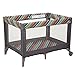 Cosco Funsport Compact Portable Playard, Lightweight, Easy Set up, Foldable Baby Playpen with Carry Bag, Rainbow Dots