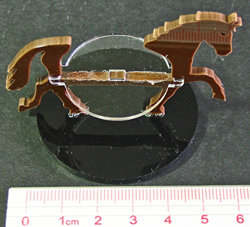 Warhorse, Character Mount Marker, Brown, 50mm Base (1)