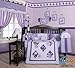 GEENNY Boutique 13 Piece Crib Bedding Set, Lavender Butterfly