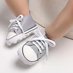 KKIIDDSS Unisex Baby Girls Boys Canvas High-top
