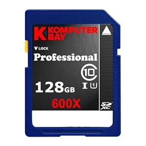 Komputerbay 128GB クラス10 SDXC UHS-I 600X 高速メモリーカード