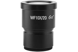 1pc WF10X/20 Super Widefield 10X Stereo Microscope Eyepiece for Triocular Binocular Stereo Microscope,Mounting Size 30mm