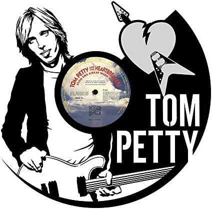 VinylShopUS Tom Petty Vinyl Wall Art Music Bands and Musicians Themed Travel Souvenir