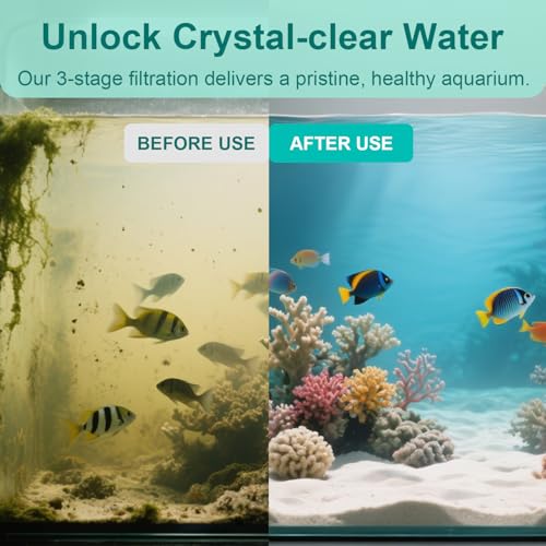 beaufan Aquarium Filter Set Compatible with Juwel Bioflow 3.0M (2 Blue Thin Sponges, 2 Blue Coarse Sponges, 2 Green Sponges, 2 Activated Carbon Sponges, 6 Filter Wadding, 2 Carbon Filters