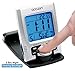 Accuon Ultra Slim Travel Alarm Clock with Calendar & Temperature