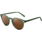 ZENOTTIC Polarized Sunglasses Mens Womens : Round Retro Small Sunglasses - Unisex Trendy Shades UV400 Protection